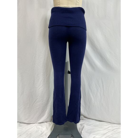 Frankies Bikinis 'Mason' Blue Viscose Cloud Knit Pant Size S - Picture 3 of 5